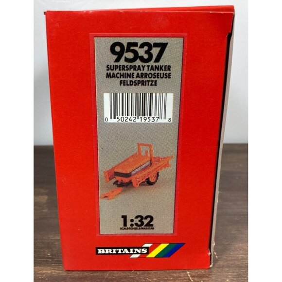 Britains SUPER-SPRAY TANKER Farm Implement #9537 Superspray Tractor Trailer 1:32 - Picture 5 of 9